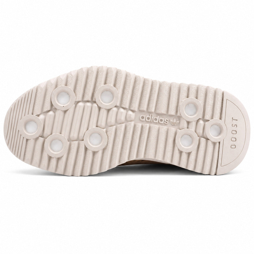 Adidas SL 72 RTN verde oliva suela boost ripple crema studs circulares adidas vista inferior