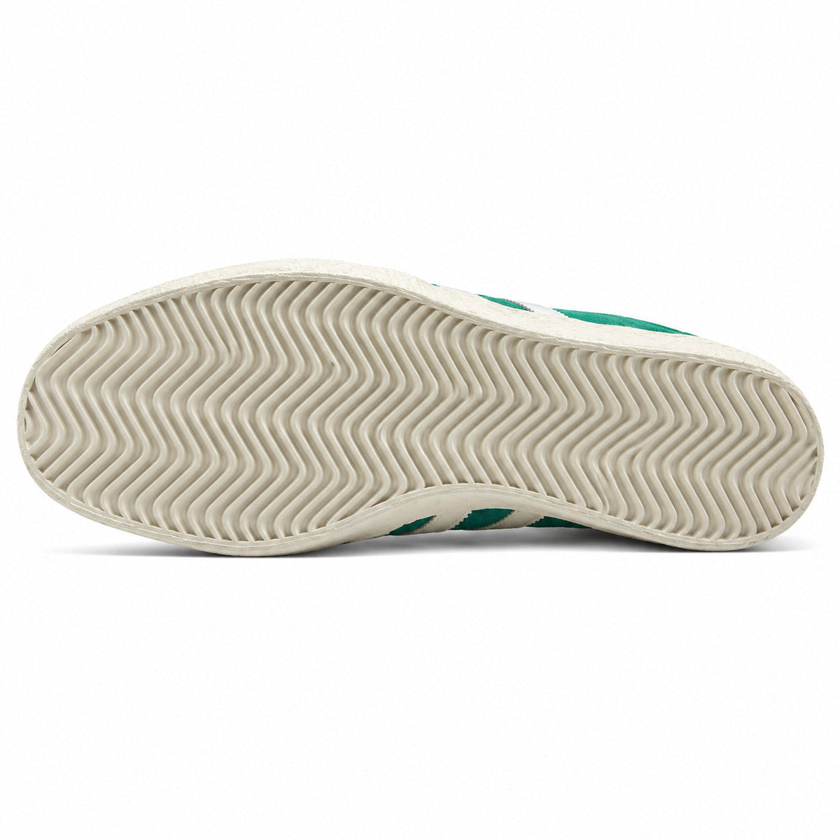 Adidas Taekwondo x Sporty Rich verde ante suela crema patrón zigzag adidas originals vista inferior