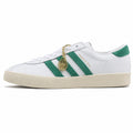 Adidas Taekwondo x Sporty Rich blanco verde ante colgante raqueta suela crema perfil izquierdo
