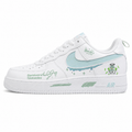 Nike Air Force 1 07 Squidward Tentacles blanco verde menta lateral izquierda
