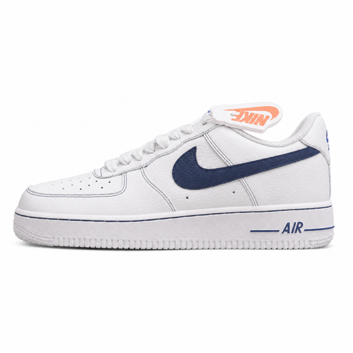 Nike Air Force 1 Low blanco azul marino lateral izquierda