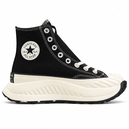 Converse Chuck 70 AT-CX Hi negro crudo lateral derecha logo