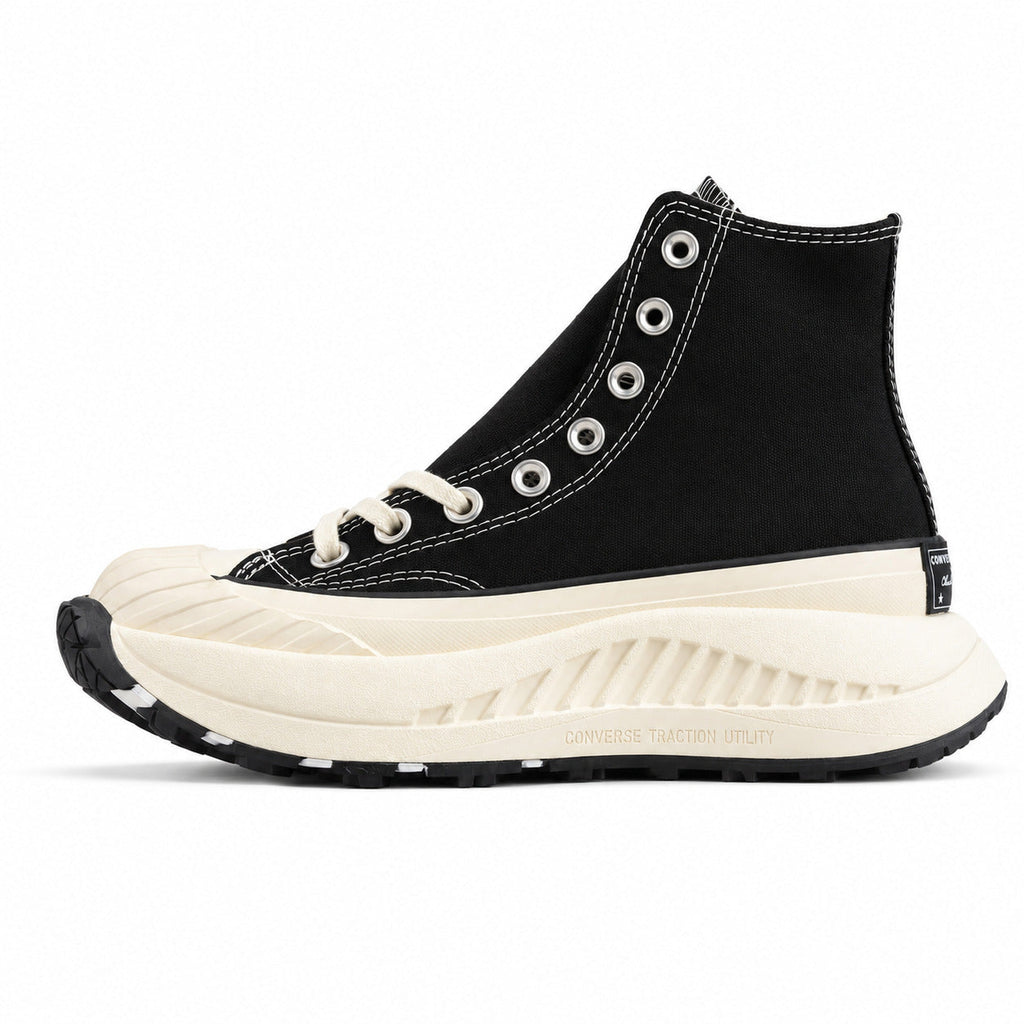 Converse Chuck 70 AT-CX Hi negro crudo lateral izquierda
