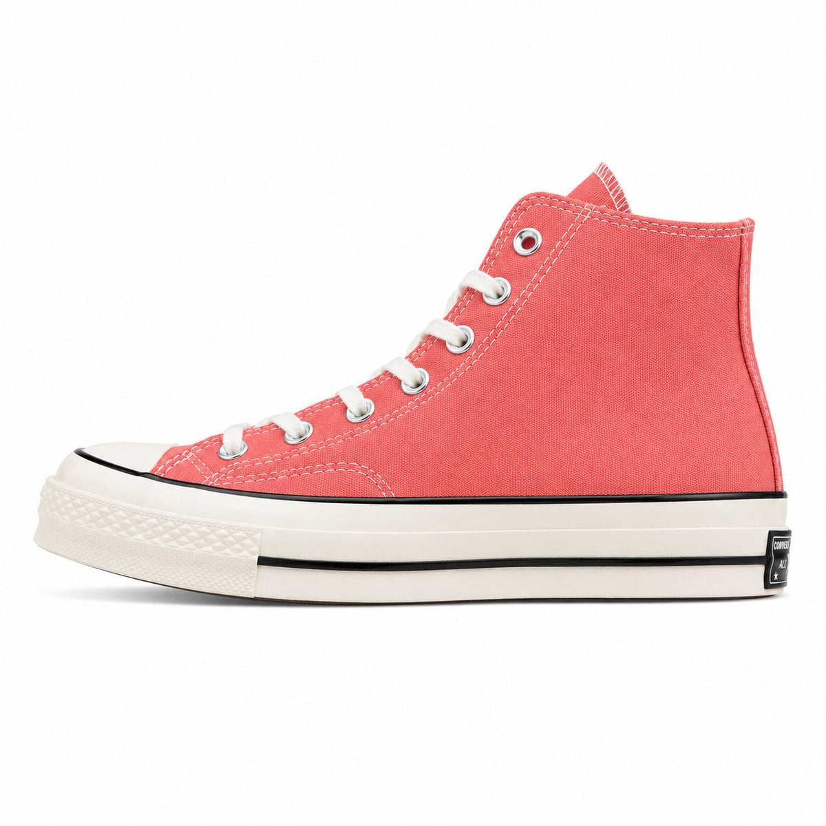 Converse Chuck 70 Hi rosa coral crudo lateral izquierda