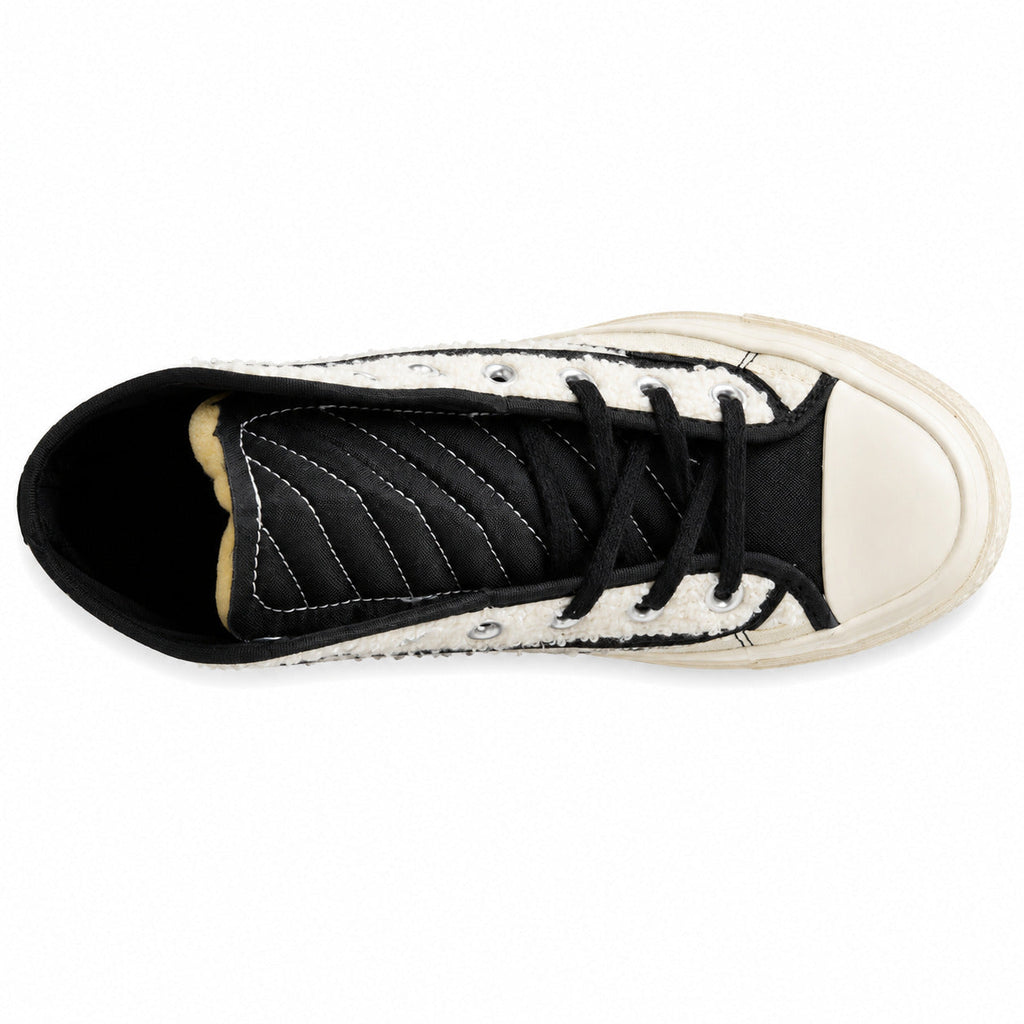 Chuck 70 HI Sherpa Wit / Zwart / Ruw