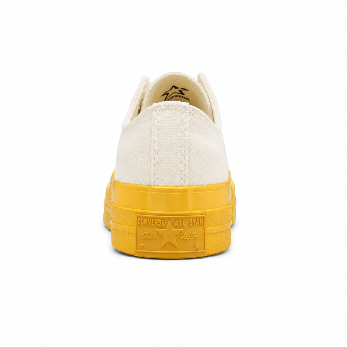 Converse Chuck 70 Low beige amarillo suela inferior
