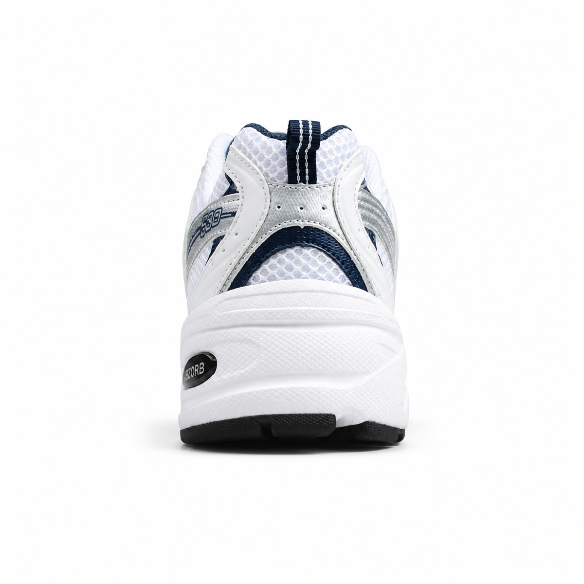 NB 530 Wit / Marineblauw