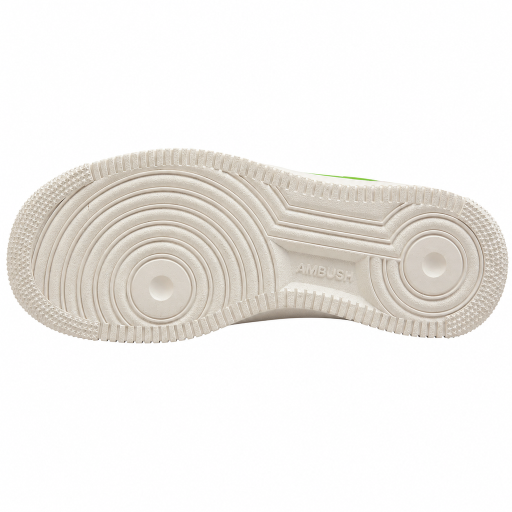Nike Air Force 1 Low x Ambush blanco verde detalle suela