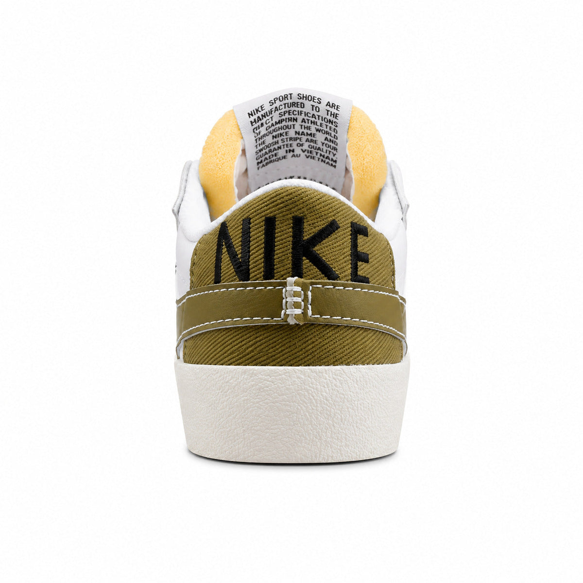 Nike Blazer Low 77 blanco dorado detalle suela
