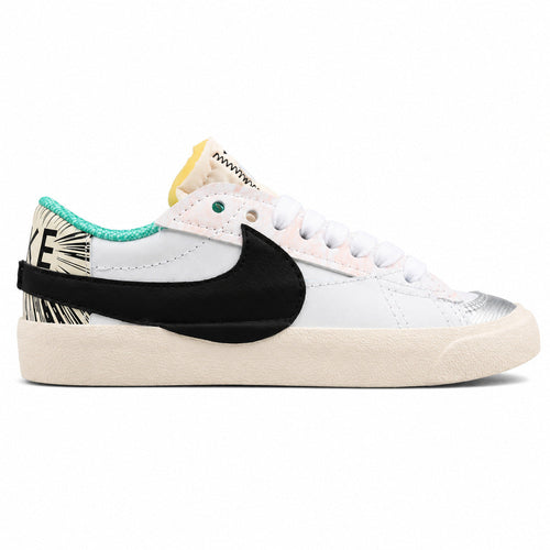 Nike Blazer Low 77 blanco multicolor lateral derecha