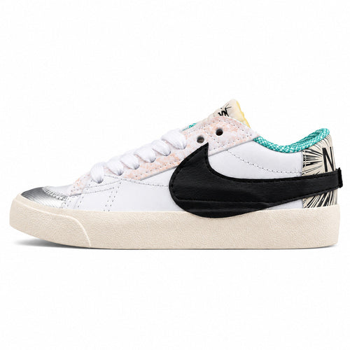 Nike Blazer Low 77 blanco multicolor lateral izquierda