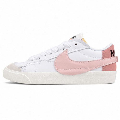 Nike Blazer Low 77 blanco rosa lateral izquierda