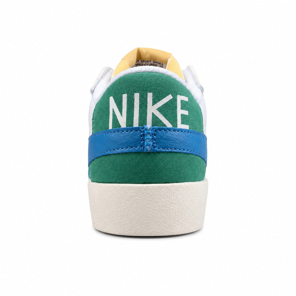 Nike Blazer Low 77 verde azul detalle talón Nike