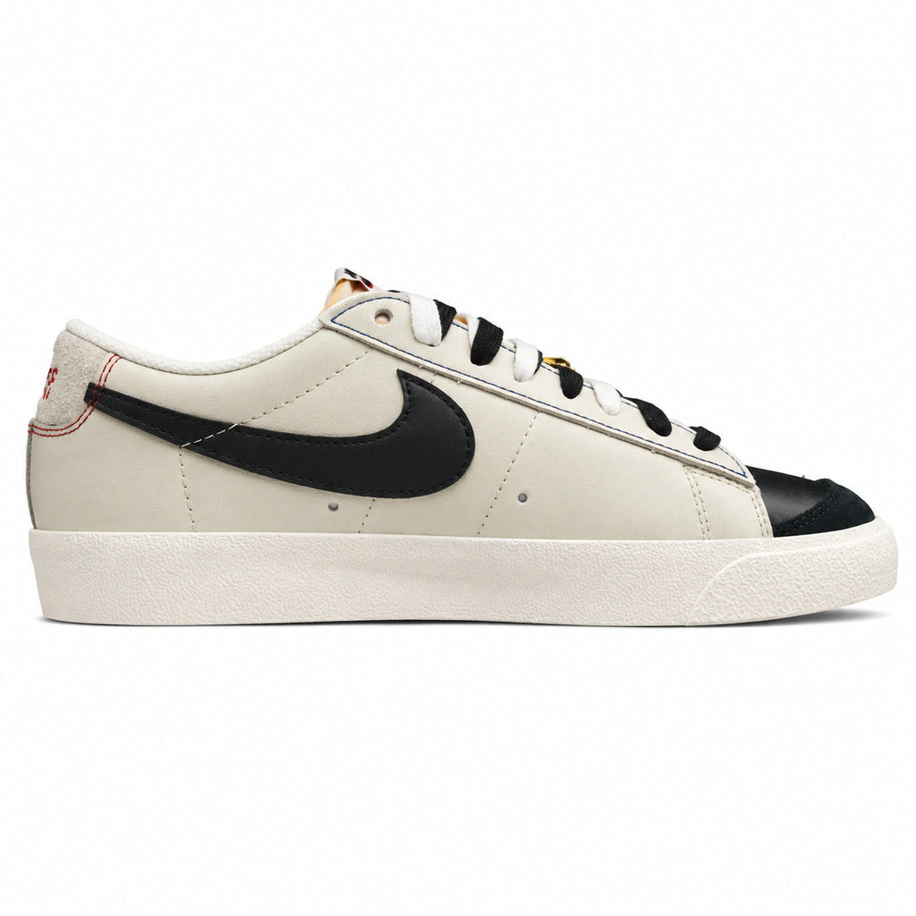 Nike Blazer Low 77 PRM Swoosh 50th beige negro dorado lateral derecha