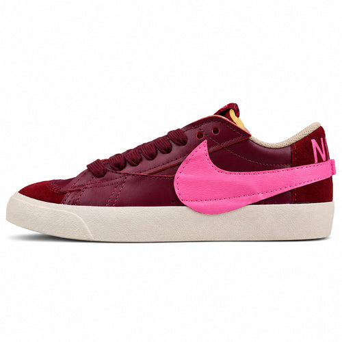 Nike Blazer Low 77 rojo granate rosa lateral izquierda
