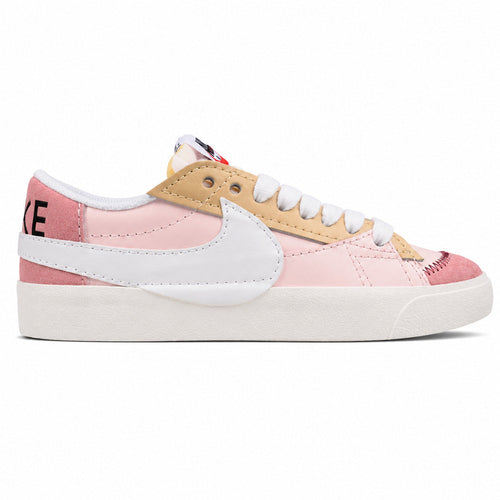 Nike Blazer Low 77 rosa beige blanco lateral derecha
