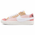 Nike Blazer Low 77 rosa beige blanco lateral izquierda

