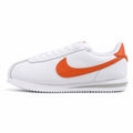 Nike Cortez blanco naranja lateral izquierda