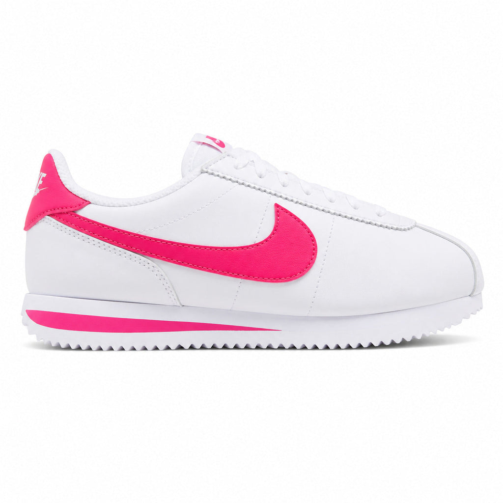 Nike Cortez blanco rosa lateral derecha