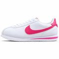 Nike Cortez blanco rosa lateral izquierda