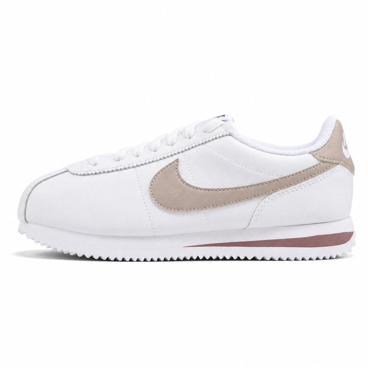 Nike Cortez blanco topo lateral izquierda
