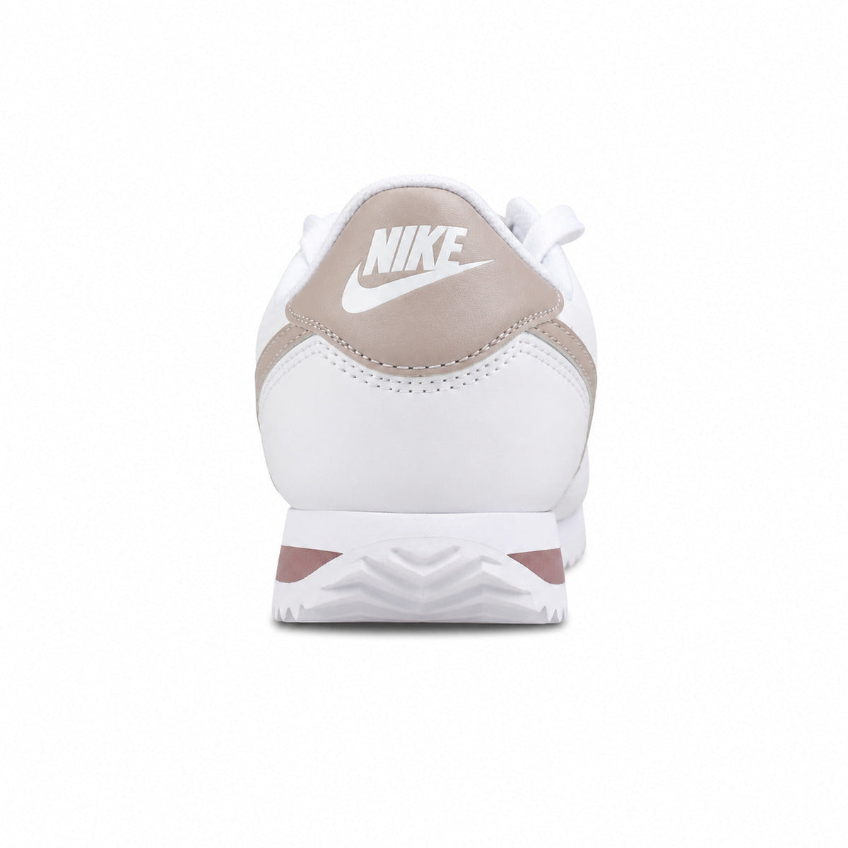 Nike Cortez blanco topo detalle talón
