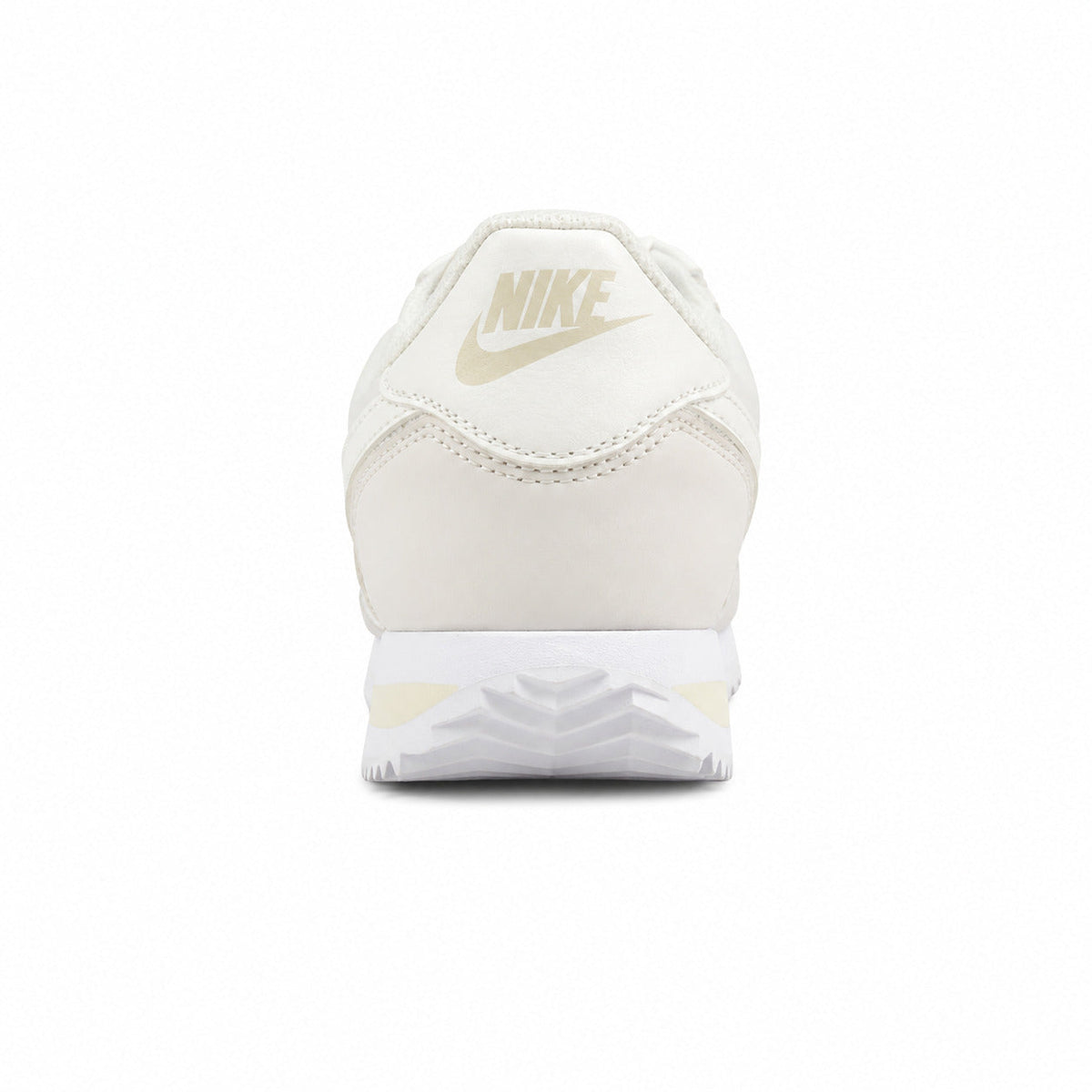 Nike Cortez crema blanco detalle talón