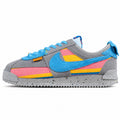 Nike Cortez SP x Union LA gris azul amarillo rosa lateral izquierda