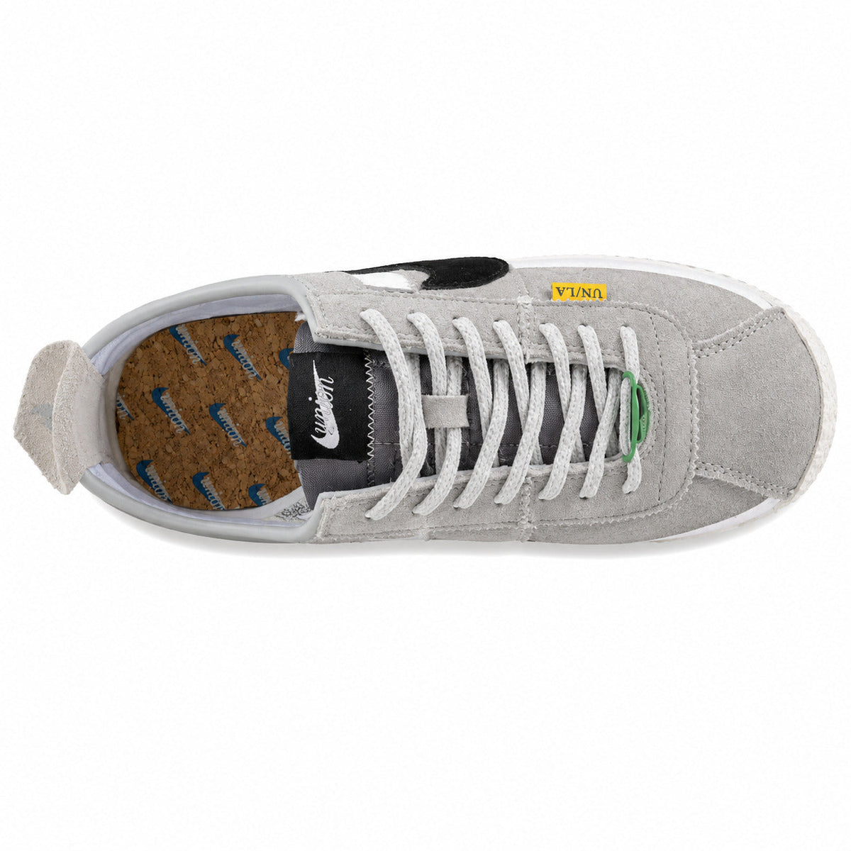 Nike Cortez SP x Union LA gris blanco negro vista superior
