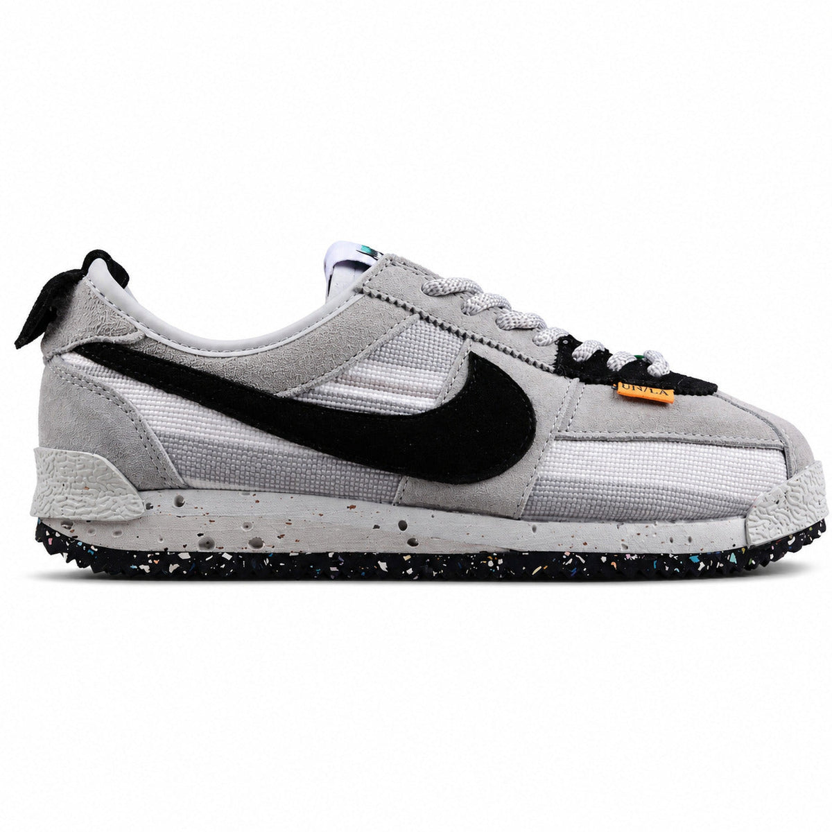 Nike Cortez SP x Union LA gris negro blanco lateral derecha