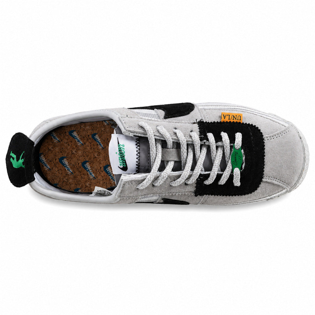 Nike Cortez SP x Union LA gris negro vista superior plantilla corcho
