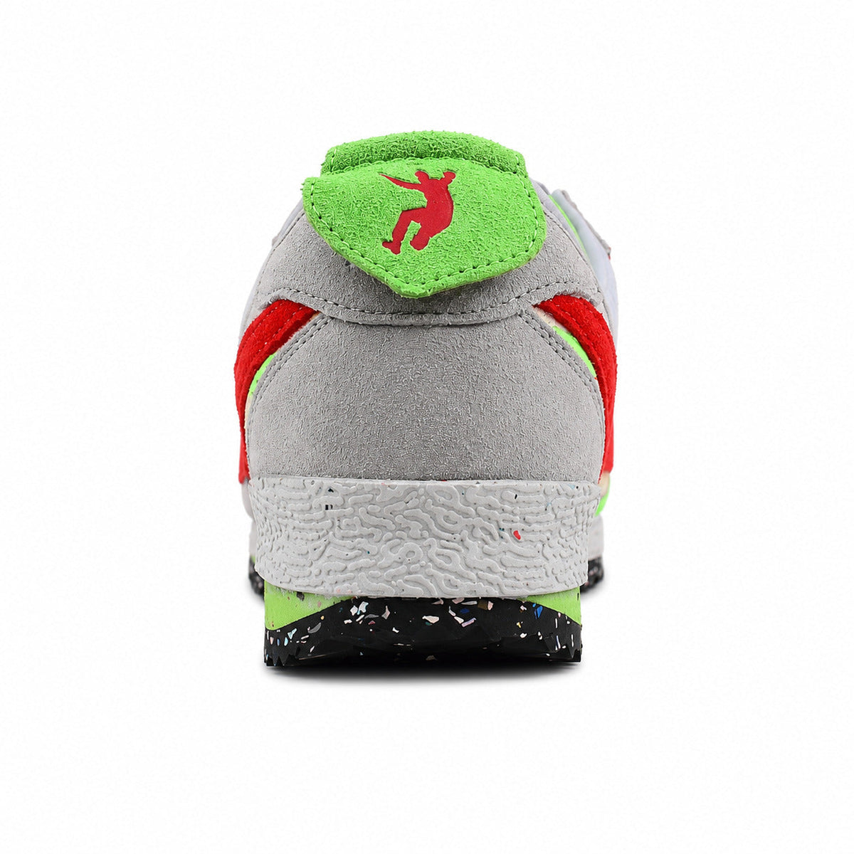 Nike Cortez SP x Union LA gris verde rojo detalle talón