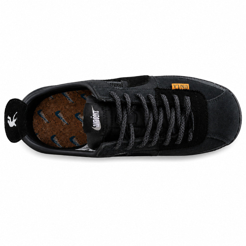 Nike Cortez SP x Union LA negro gris vista superior plantilla corcho