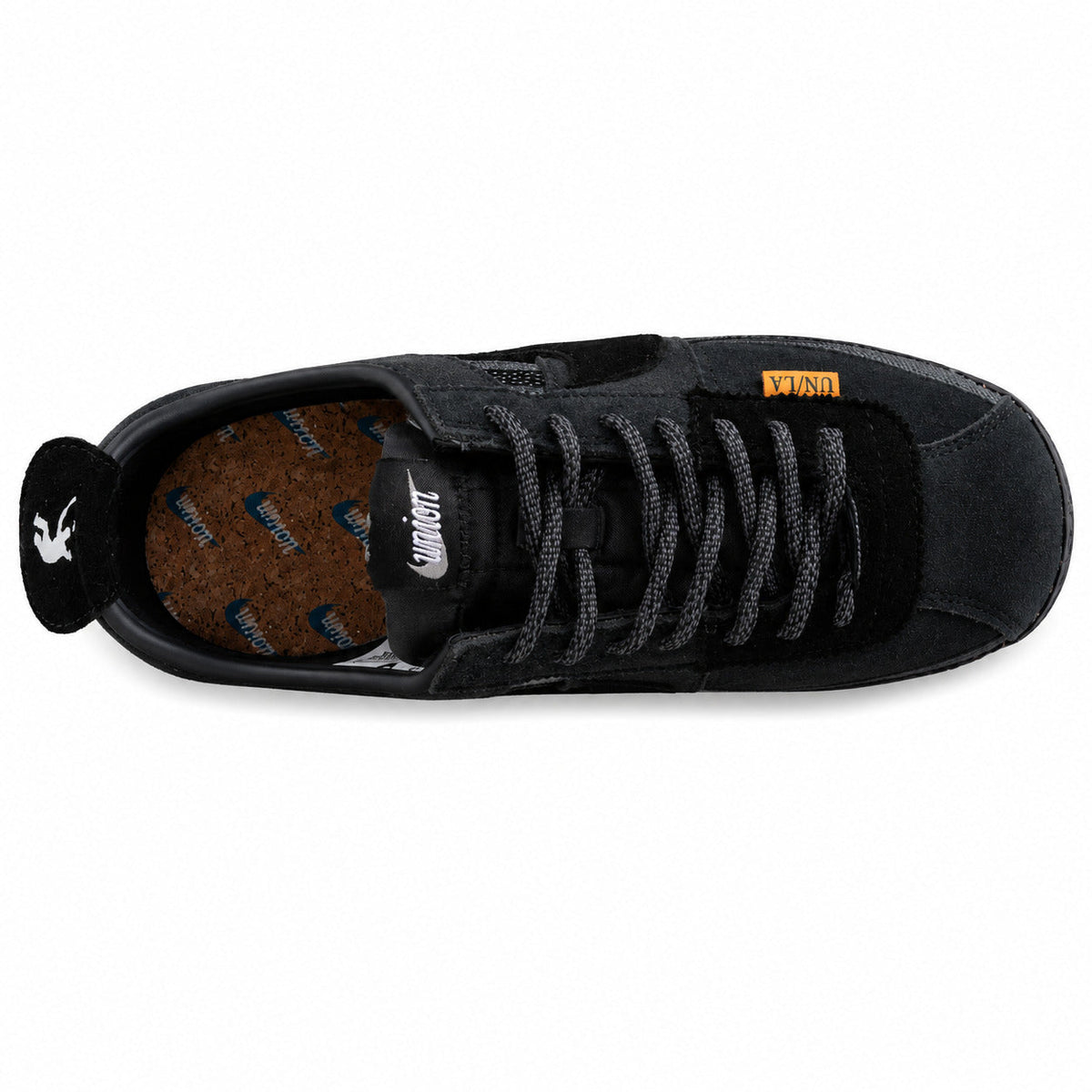 Nike Cortez SP x Union LA negro gris vista superior plantilla corcho