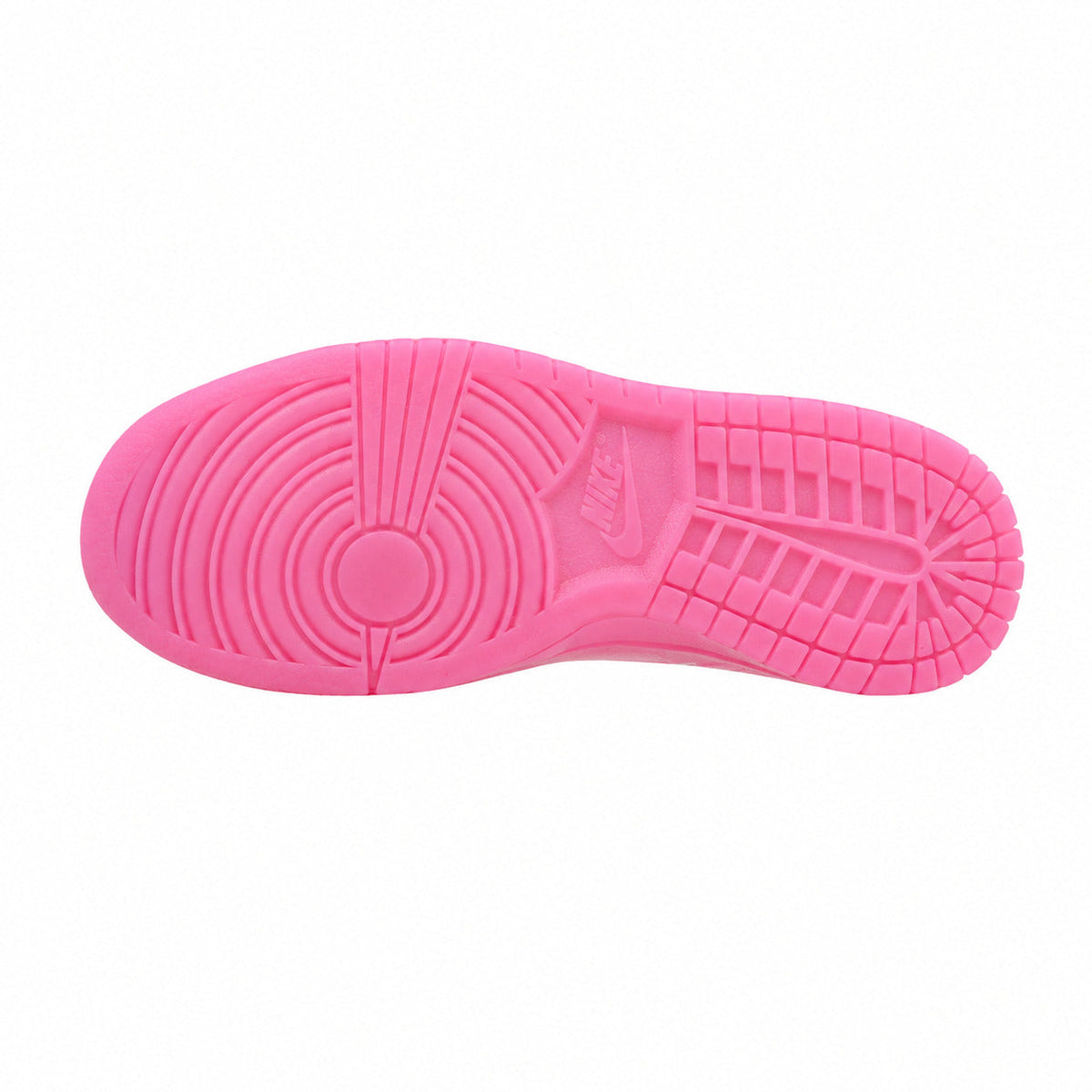 Nike Dunk Low 520 blanco rosa negro suela fucsia