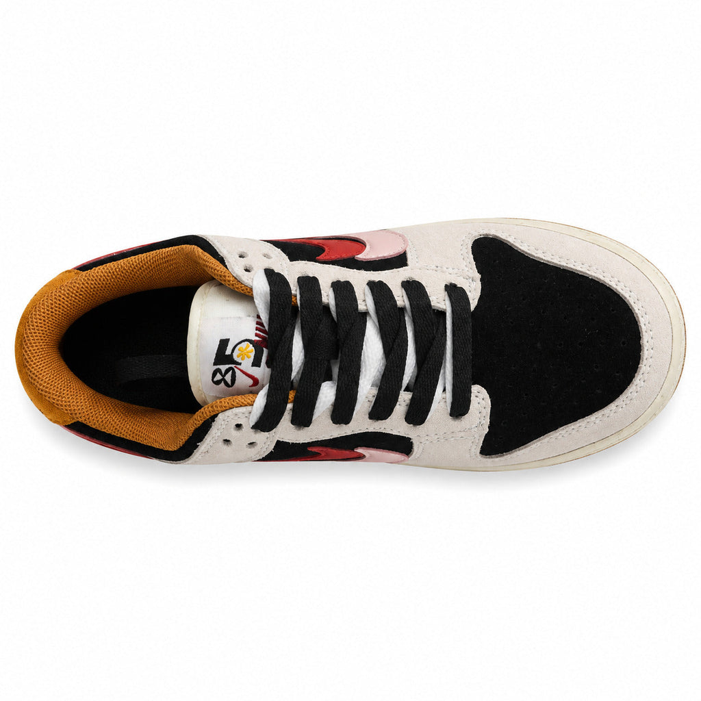 Nike Dunk Low 85 ante gris negro rojo vista superior