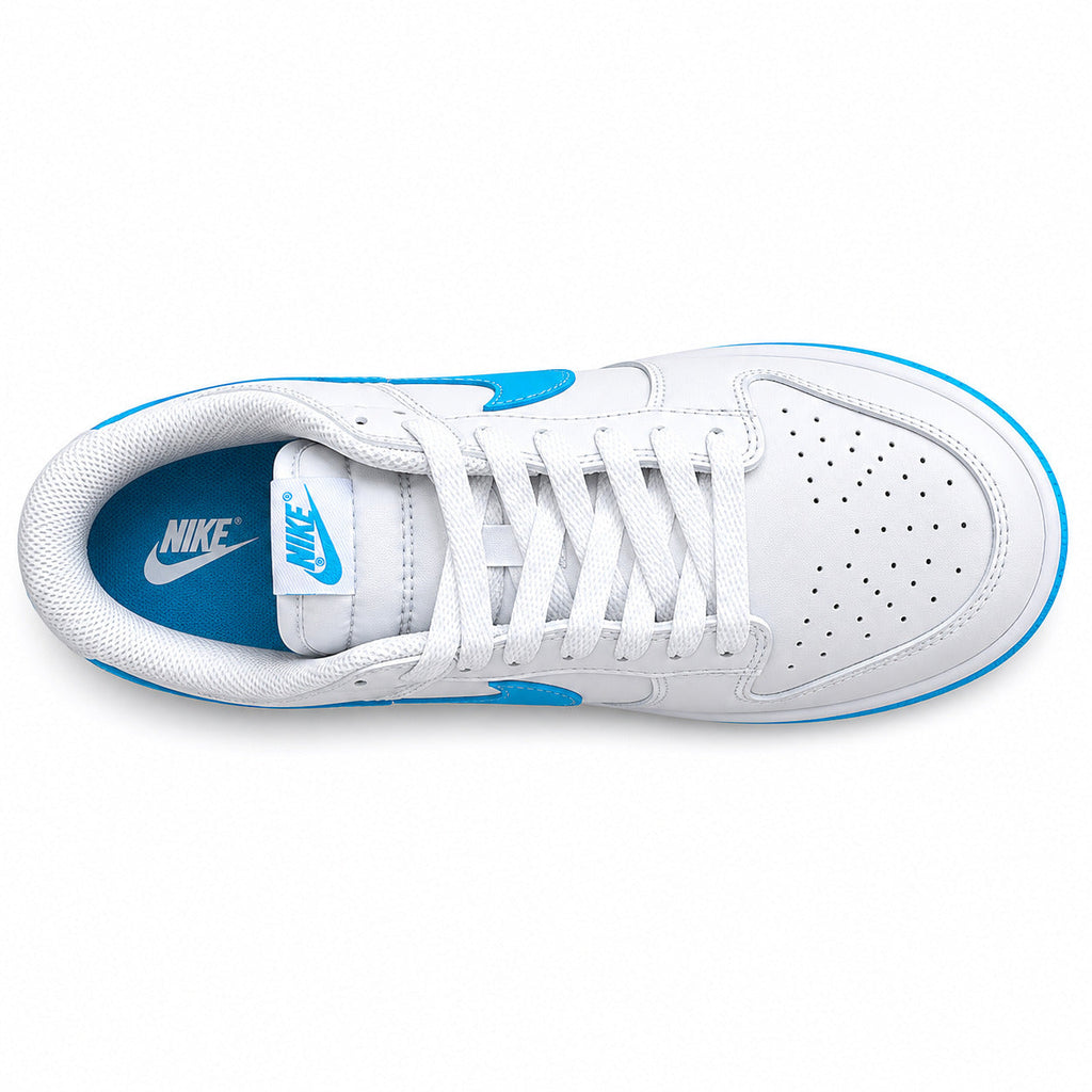 Nike Dunk Low gris humo azul cielo vista superior