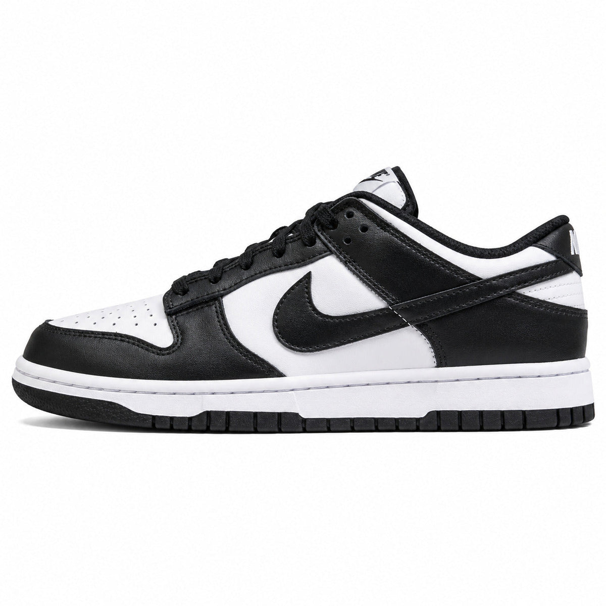 Nike Dunk Low Panda blanco negro lateral izquierda