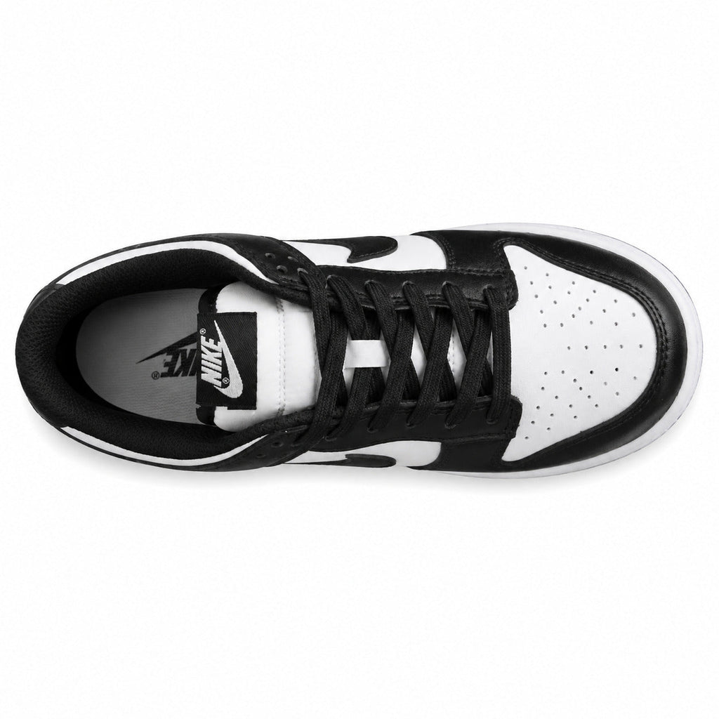 Nike Dunk Low Panda blanco negro vista superior