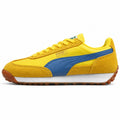 Puma Easy Rider Vintage amarillo azul ante lateral izquierda