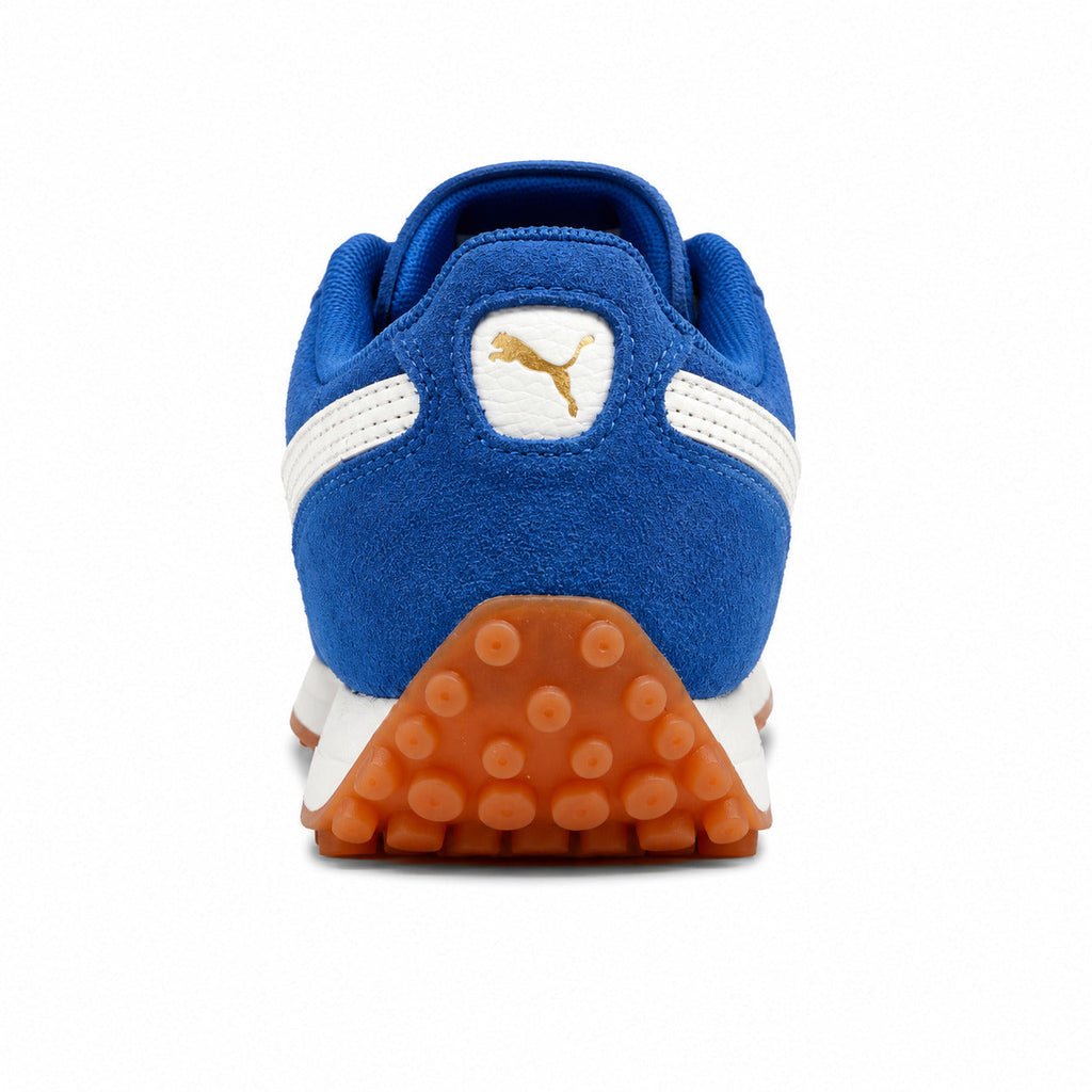 Puma Easy Rider Vintage azul blanco detalle talón