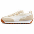 Puma Easy Rider Vintage crema blanco ante lateral izquierda