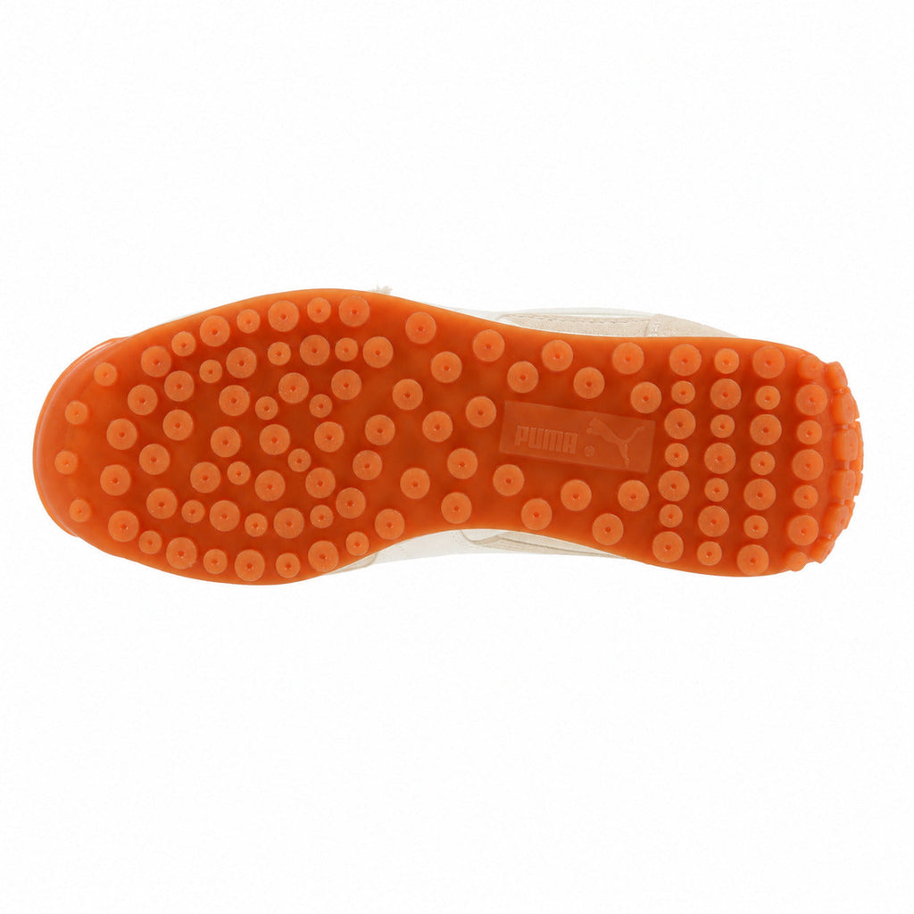 Puma Easy Rider Vintage crema blanco suela goma naranja
