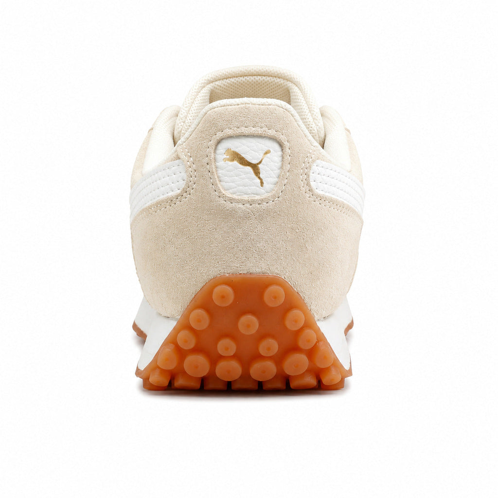 Puma Easy Rider Vintage crema blanco detalle talón