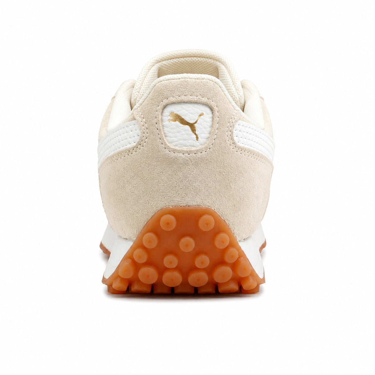 Puma Easy Rider Vintage crema blanco detalle talón