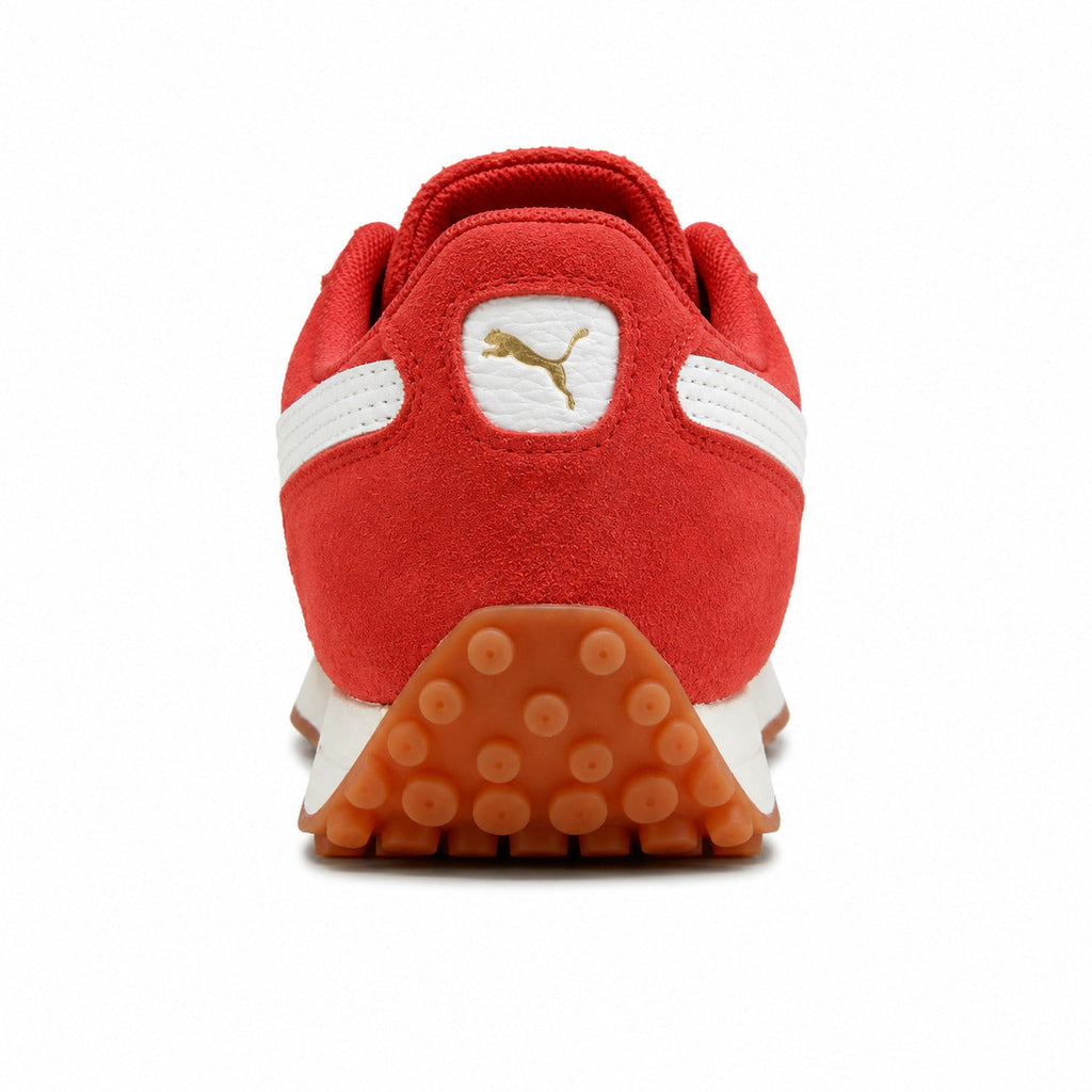 Puma Easy Rider Vintage rojo blanco detalle talón