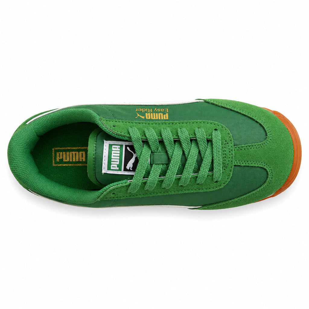 Puma Easy Rider Vintage verde blanco vista superior
