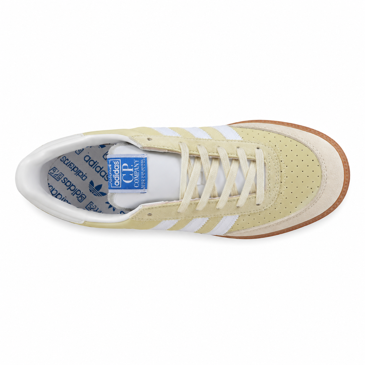 Adidas x CP Company Wimberly SPZL Arena vista superior amarillo