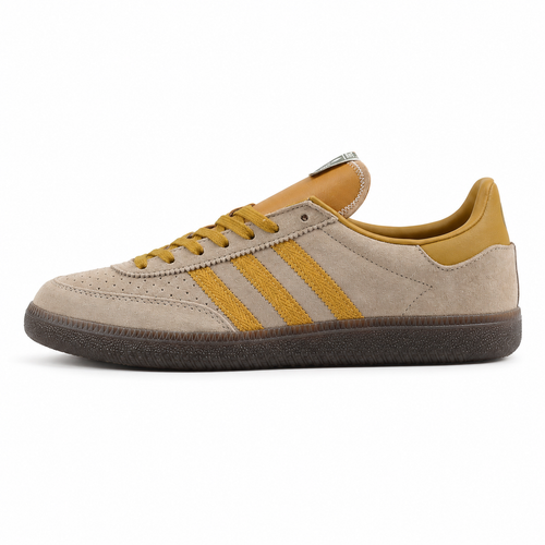 Adidas x CP Company Wimberly SPZL marrón amarillo lateral izquierda